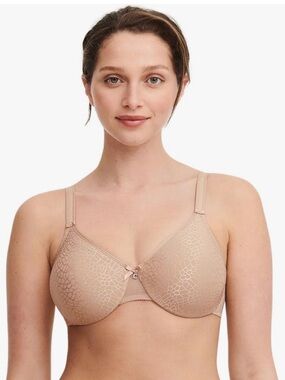 Chantelle Magnifique Seamless Unlined Lace-Pattern Underwire Bra
